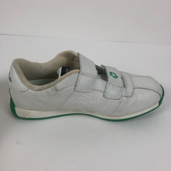 White and Green Tribal Streetwear Shoes Size 8 - Picture 12 of 12